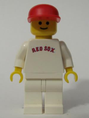 LEGO Minifigure-RED SOX Pattern-Town / Classic Town-redsox-Creative Brick Builders